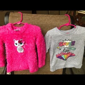 Lot of 4 girls sweaters size 4